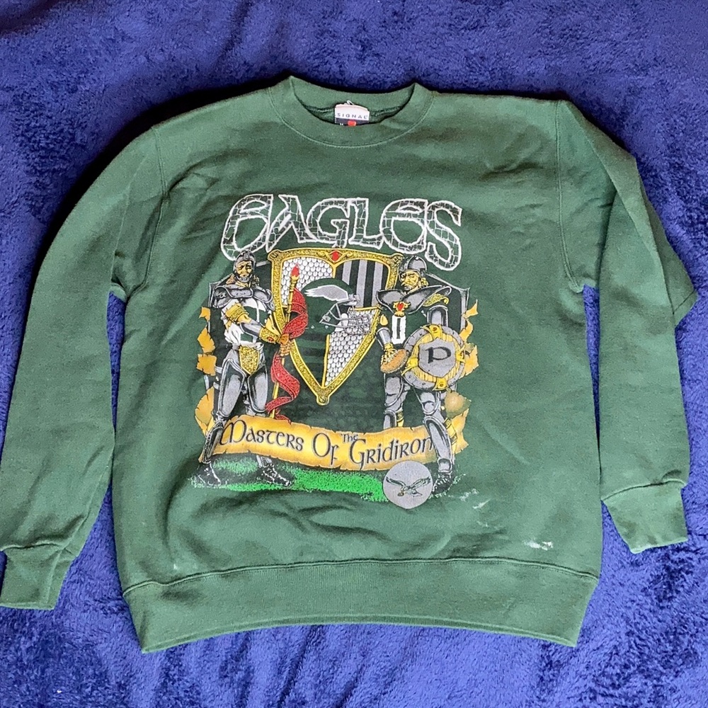 Vintage Eagles Masters of the Gridiron Single Stitch Sweater Large